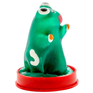 CONDOMERIE - PRÃSERVATIFS FANTAISIE PEINTS Ã LA MAIN MODÃLE GRENOUILLE 1